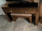 Tv-meubel/make-up tafel met bankje, Huis en Inrichting, Kasten | Televisiemeubels, Ophalen, 100 tot 150 cm, Zo goed als nieuw
