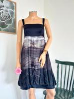 Mais Il Est zomerjurkje maat 38 - plissé, Kleding | Dames, Jurken, Maat 38/40 (M), Blauw, Ophalen of Verzenden, Zo goed als nieuw
