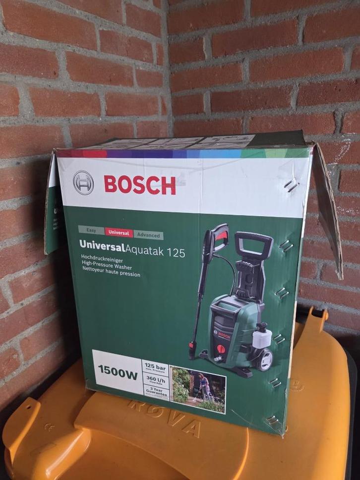 Bosch Universal Aquatak 125 Hogedrukreiniger, Tuin en Terras, Hogedrukreinigers, Zo goed als nieuw, Elektrisch, Ophalen
