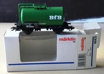 MäRKLIN H0 # 46421 KETELWAGEN " BfB " GROEN DB 1996/98 N in  beschikbaar voor biedingen
