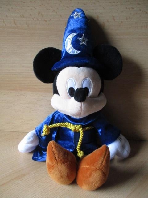Disney Mickey Mouse Fantasia pluche  36cm  Disneyland, Ophalen of Verzenden, Overige figuren, Zo goed als nieuw, Beeldje of Figuurtje