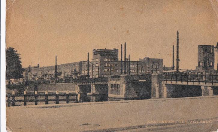 amsterdam berlage brug uitg v d horst  den haag, Verzamelen, Ansichtkaarten | Nederland, Noord-Brabant, Ophalen of Verzenden