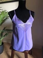 Lila kanten top, Paars, Nieuw, Ophalen of Verzenden, Maat 36 (S)