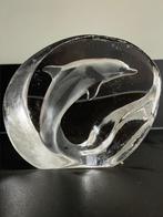 Dolfijn kristal (Mats Jonasson, Sweden), Antiek en Kunst, Antiek | Glas en Kristal, Ophalen of Verzenden