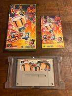 Super Bomberman 4 SNES Super Nintendo SFC Famicom CIB NTSC, Spelcomputers en Games, 1 speler, Ophalen of Verzenden, Zo goed als nieuw