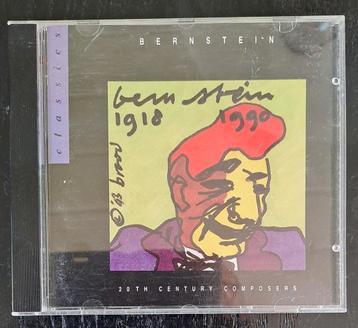Leonard Bernstein dirigeert eigen werk.  beschikbaar voor biedingen