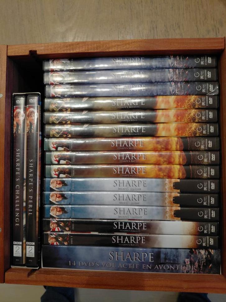 Sharpe Complete Serie DVD - 17 Delig, Cd's en Dvd's, Dvd's | Tv en Series, Nieuw in verpakking, Boxset, Ophalen of Verzenden