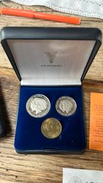 Rijksmunten in doosje rijksdaalder gulden gelegenheidsmunt, Postzegels en Munten, Munten | Nederland, Ophalen of Verzenden, Koningin Juliana