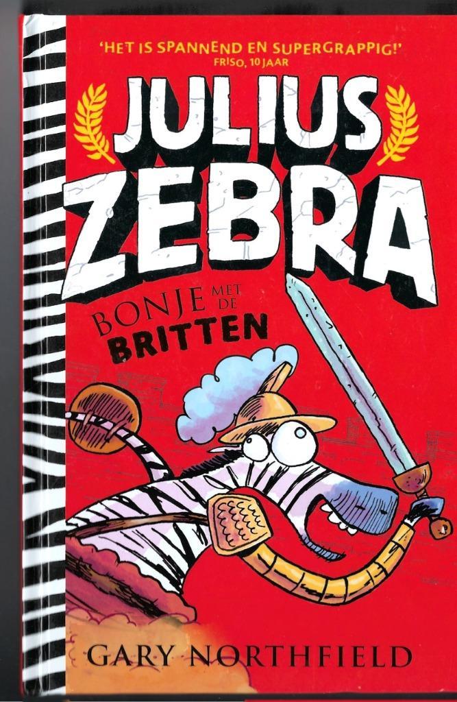 Julius Zebra - Bonje met de Britten -Gary Northfield, Boeken, Kinderboeken | Jeugd | 10 tot 12 jaar, Zo goed als nieuw, Ophalen of Verzenden