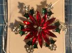 Nieuwe Kerstster Broche, Sieraden, Tassen en Uiterlijk, Broches, Overige materialen, Minder dan 4 cm, Nieuw, Ophalen of Verzenden