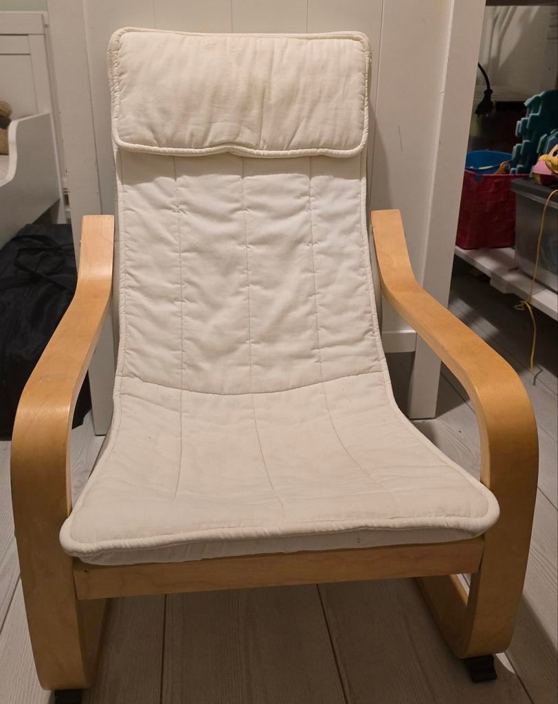 Ikea Poang kinderstoeltje/fauteuil, Ophalen of Verzenden, Zo goed als nieuw, Stoel(en)