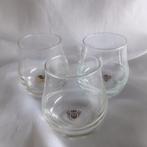 THE GLENLIVET tumbler glazen, gouden logo, 3 stuks, Ophalen of Verzenden, Zo goed als nieuw, Borrel- of Shotglas