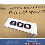 BRABUS 800 ROCKET STICKER LETTERS ZWART / ROOD LOGO ACHTERKL, Ophalen of Verzenden, Gebruikt, Achter, Mercedes-Benz