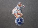 MERCEDES EMAILLE RECLAMEBORD, Ophalen, Gebruikt, Reclamebord