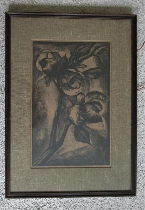 Litho Aart van Dobbenburgh Magnolia, Antiek en Kunst, Kunst | Litho's en Zeefdrukken, Verzenden