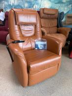 Himolla sta op stoel relax fauteuil 3 motoren gratis bezorgd, Verzenden, Nieuw, Leer
