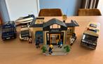 Playmobil politiebureau + politieauto’s, Ophalen, Gebruikt