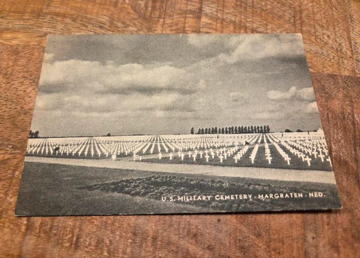 Amerikaanse Begraafplaats Margraten in Limburg, Verzamelen, Ansichtkaarten | Nederland, Ongelopen, Limburg, Verzenden