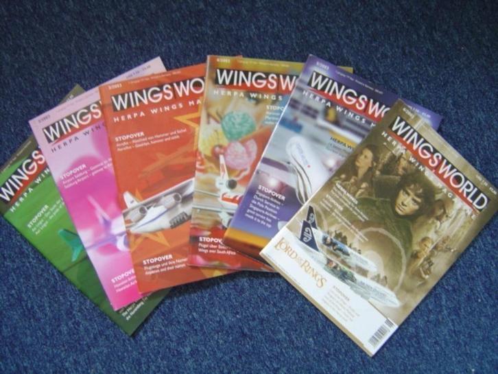 Herpa Wingsworld jaargang 2003, 6 tweetalige tijdschriften!, Boeken, Tijdschriften en Kranten, Zo goed als nieuw, Ophalen of Verzenden