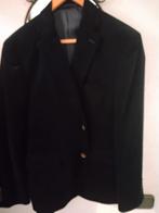 Donkerblauwe ribfluwelen colbert, Kleding | Heren, Ophalen of Verzenden, Zo goed als nieuw, Maat 52/54 (L), Blauw