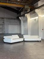 Leolux B-flat Design Bank | Leer, Gebruikt, Hoekbank, Ophalen of Verzenden, Bank Hoekbank Bankstel Bankje Loungebank Banken Chaise Lounge