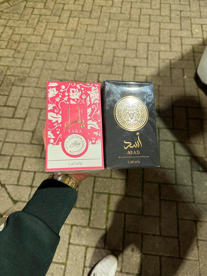 Parfum Yara & Asad Lattafa, Sieraden, Tassen en Uiterlijk, Uiterlijk | Parfum, Nieuw, Ophalen of Verzenden