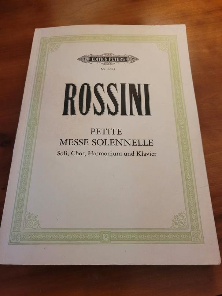 Petite Messe Solennelle Klavieruittreksel - Koorboek, Muziek en Instrumenten, Bladmuziek, Gebruikt, Overige soorten, Klassiek