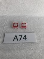 Lego patrijspoort rood (raam) 1x1x2 uit set 10020, Lego, Lego, Lego, Ophalen of Verzenden