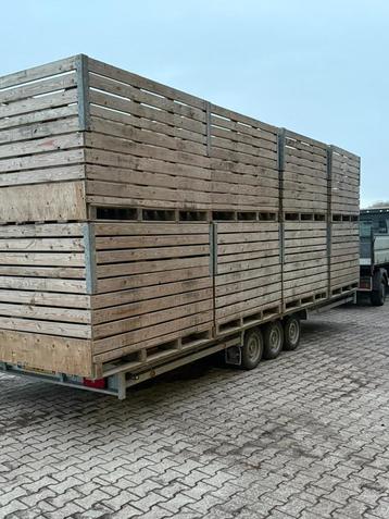 kuubkisten aardappelkisten 1300kg 2 kuub kist houtopslag  beschikbaar voor biedingen
