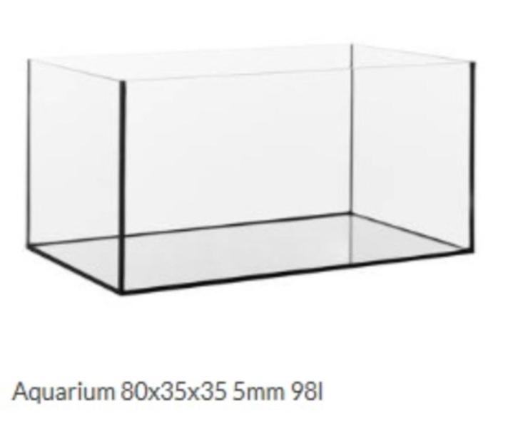 Volglas Aquarium 80x35x35 cm, Dieren en Toebehoren, Vissen | Aquaria en Toebehoren, Nieuw, Leeg aquarium, Ophalen