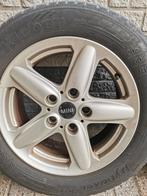 4 originele mini velgen met zomerbanden, 16 inch, Band(en), Zomerbanden, 205 mm