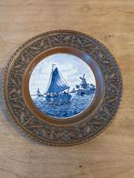 Delfts blauwe ronde tegel, Antiek en Kunst, Antiek | Koper en Brons, Ophalen of Verzenden