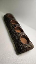 Waxinelicht houders 3 stuks, Overige materialen, Bruin, Nieuw, Ophalen of Verzenden