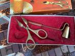 Vintage kaarsen set -dover en schaartje lontenknipper, Ophalen of Verzenden, Nieuw, Overige materialen, Minder dan 25 cm