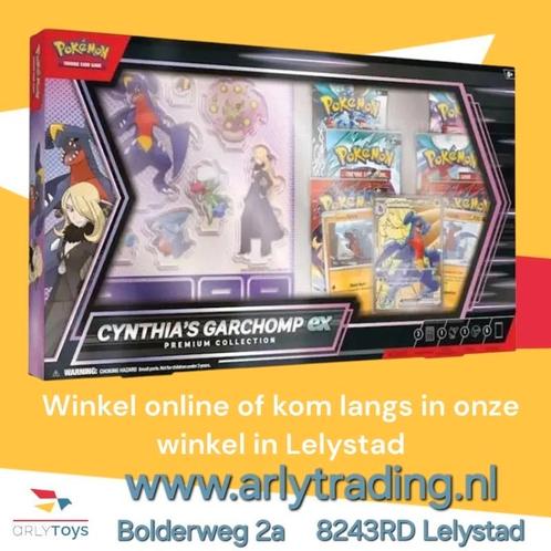 Pokémon TCG: Cynthia’s Garchomp EX Premium Collection box, Hobby en Vrije tijd, Verzamelkaartspellen | Pokémon, Nieuw, Foil, Ophalen of Verzenden