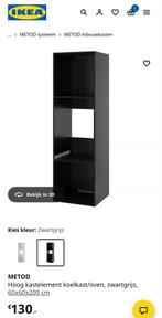 Nieuw IKEA Metod Hoge Kast Koelkast/Oven - Zwartgrijs, Ophalen, Zwart, Nieuw, 50 tot 100 cm