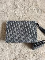 Dior A5-pouch Beige en zwarte Dior Oblique-jacquard, Sieraden, Tassen en Uiterlijk, Tassen | Schoudertassen, Ophalen of Verzenden
