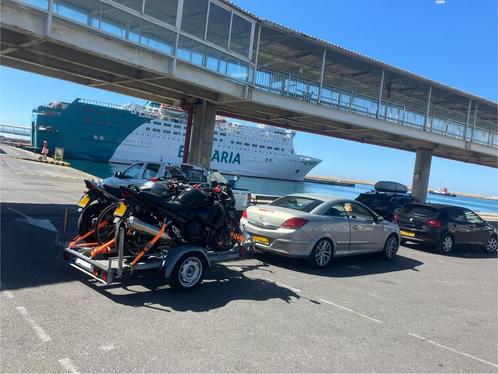 Motortrailer te huur, Fietsen en Brommers, Fietsaccessoires | Aanhangers en Karren, 80 kg of meer, Verzenden