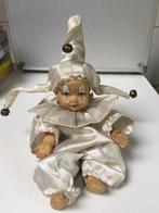Vintage-harlekijn-harlequin-pierrot-poppetje-nar-porselein, Ophalen of Verzenden, Gebruikt
