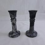Marmeren kaarsenhouders set. Vintage modern, Overige materialen, Gebruikt, Ophalen of Verzenden, Kandelaar