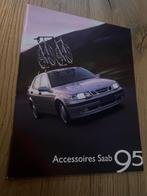 Saab 95 accessoires autofolder 1997 brochure 9 5 9-5, Ophalen of Verzenden, Zo goed als nieuw, Overige merken
