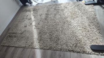 Lichtgrijs vloerkleed - 135x200cm beschikbaar voor biedingen