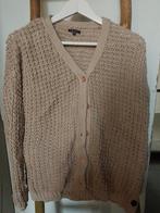 Gebreid vest, Beige, Maat 38/40 (M), Ophalen of Verzenden, Zo goed als nieuw