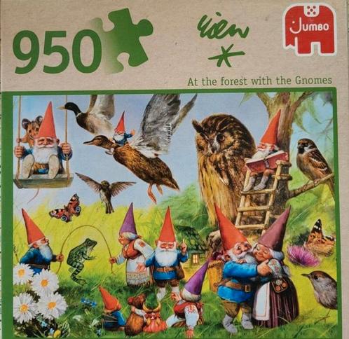 Jumbo Rien Poortvliet puzzel 950 stukjes At the Forest, Hobby en Vrije tijd, Denksport en Puzzels, Zo goed als nieuw, Legpuzzel