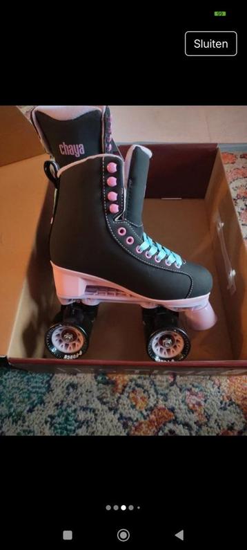 Nieuwe Chaya rollerskates zwart roze 36 beschikbaar voor biedingen