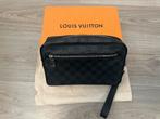 Louis Vuitton Damier Graphite Clutch, Ophalen of Verzenden, Zo goed als nieuw, Zwart, Handtas