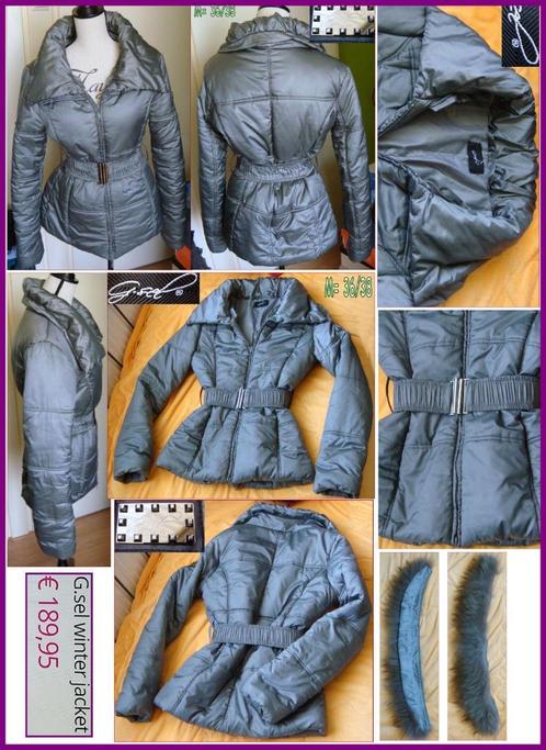 G.SEL kaki/grijze tussen/winterjas  maat M z.g.a.n, Kleding | Dames, Jassen | Winter, Zo goed als nieuw, Maat 38/40 (M), Grijs