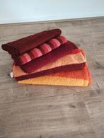 Handdoeken set - Roodtinten Vintage, Huis en Inrichting, Badkamer | Badtextiel en Accessoires, Ophalen of Verzenden, Nieuw, Handdoek