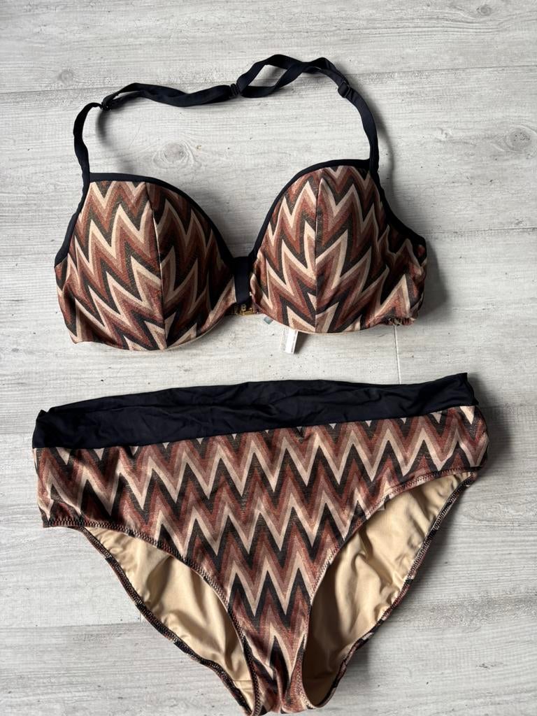 Bikini Marie Jo maat 85E 44, Ophalen of Verzenden, Gedragen, Bruin, Bikini