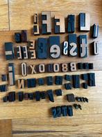 Diverse Drukletters 64 stuks, Antiek en Kunst, Ophalen of Verzenden